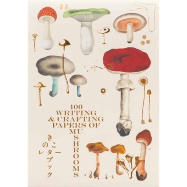 100 Writing and Crafting Papers of Mushrooms (häftad, jpn)