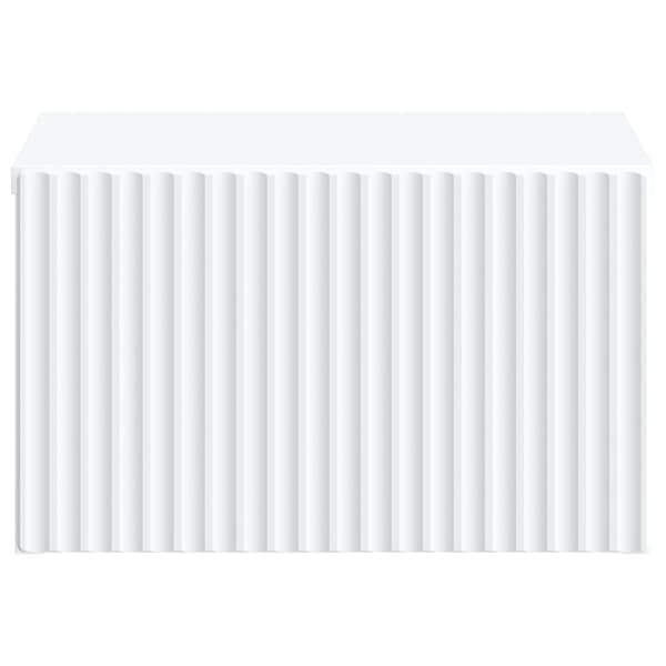 Väggmonterat Sängbord med låda 2 pcs Vit 33 x 34,5 x 20 cm