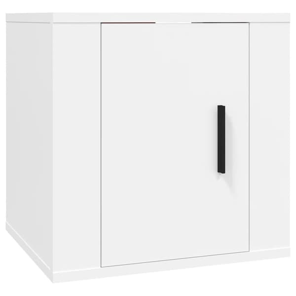 Väggmonterade tv-skåp 2 st vit 40x34,5x40 cm