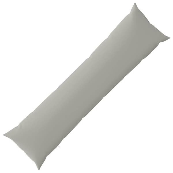 Kudde med kudde HEERLEN Grå 40 x 145 cm Polyester