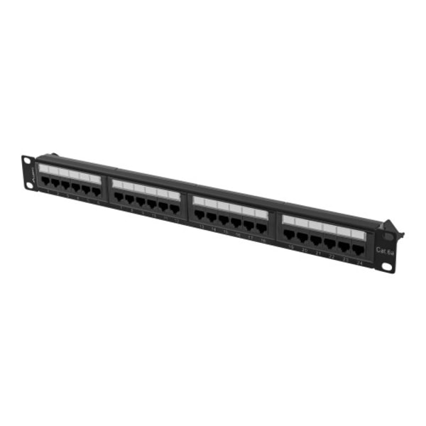 Lanberg PPUA-1024-B - patch-panel - 1U - 19" Svart