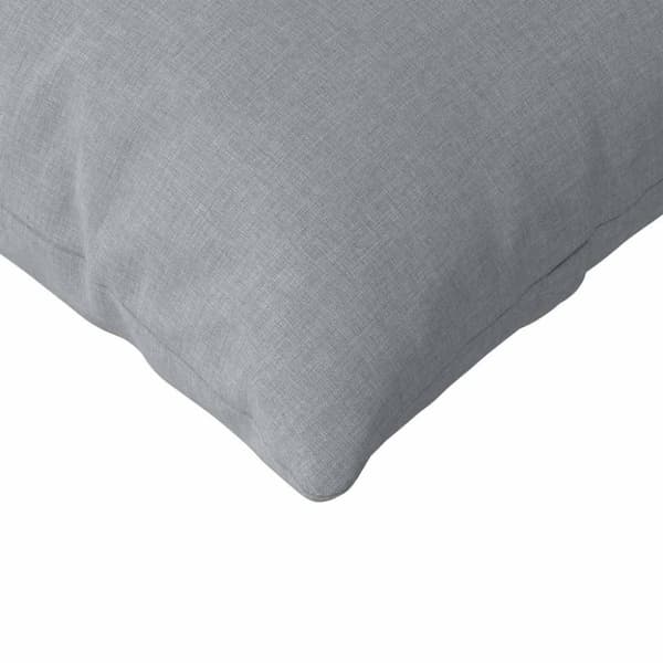 Sofakuddar 2 pcs Ljusgrå 120 x 40 cm tyg