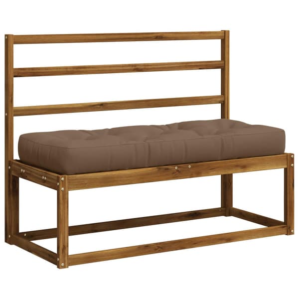 Pallkudd VIANEN 100% Polyester Taupe 120 x 40 x 12 cm