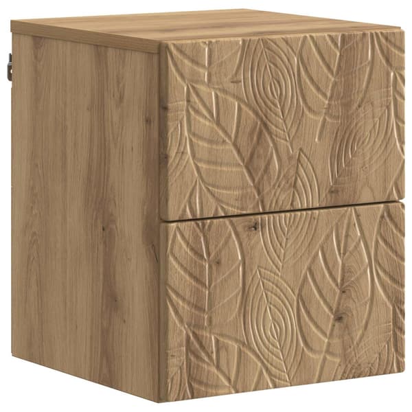 Väggmonterat Sängbord 2 pcs Artisan-ek 34,5 x 33 x 40 cm