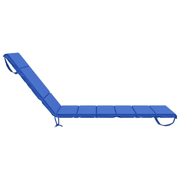 Solstol Kudde GEMERT 100% Polyester Kungsblå 200 x 80 x 3 cm