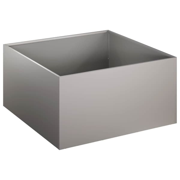 Trädgårdsplanterare 2 st Rostig 60 x 60 x 30 cm
