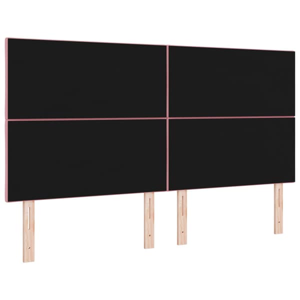 Huvudgavel Rosa 180 cm Sammet