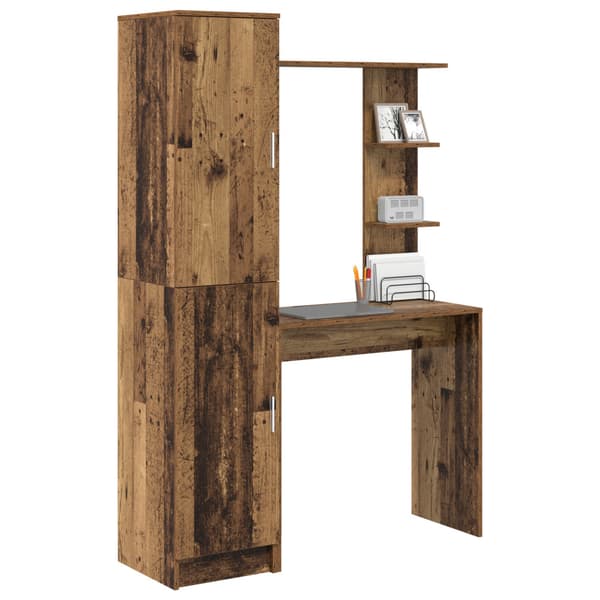 Skrivbord 2 pcs Gammalt trä