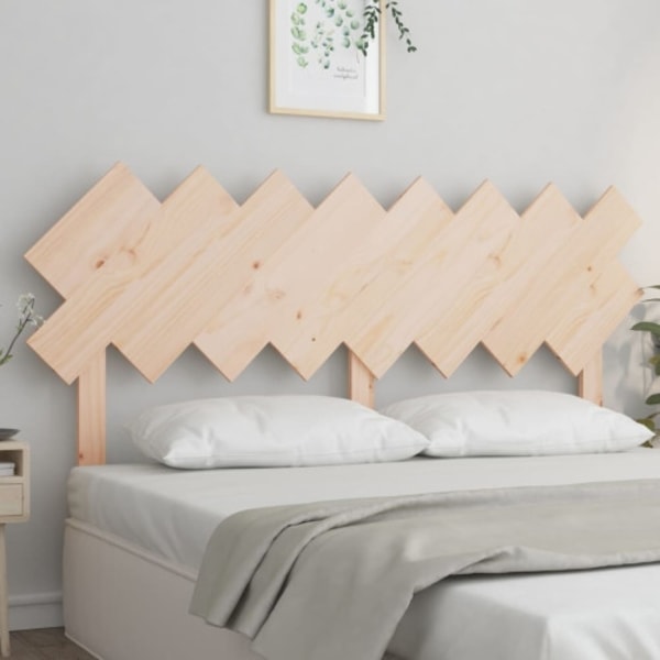 Sänggavel 159,5x3x80,5 cm massiv furu