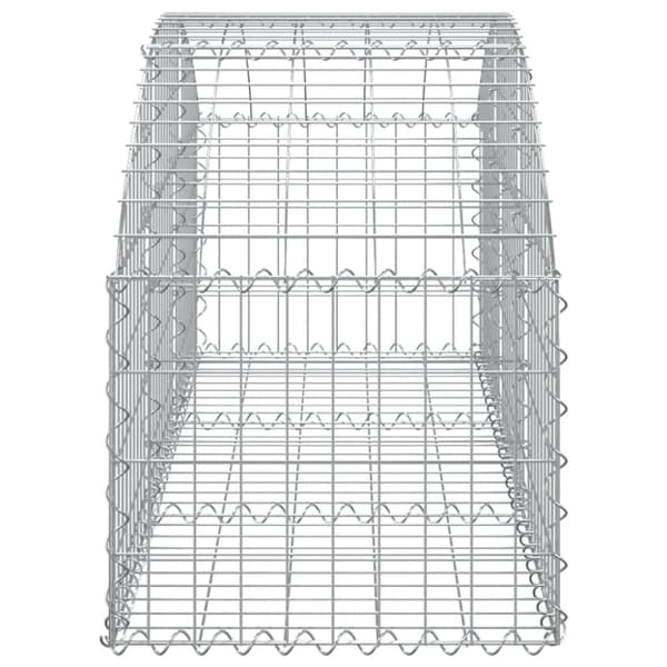 Gabion bågformad 150x50x40/60 cm galvaniserat järn
