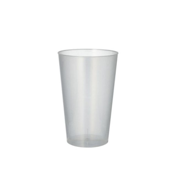 Plastglas återanvändbara 40cl 50/fp