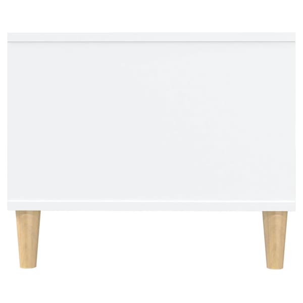 Soffbord vit 102x50x40 cm konstruerat trä
