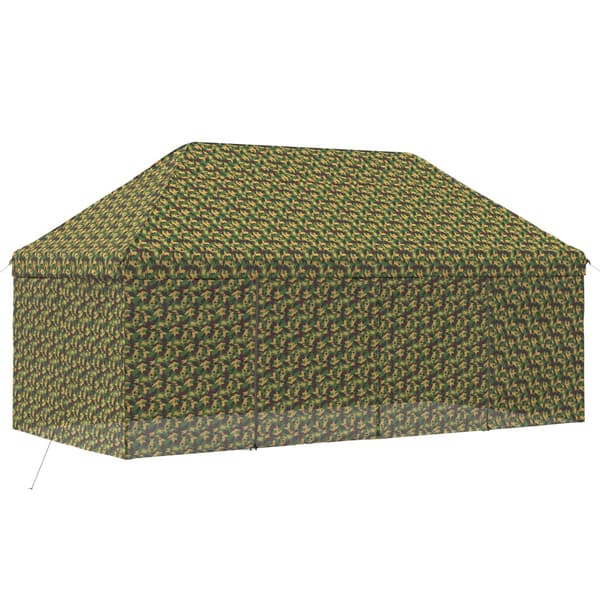 Tält med 4 sidoväggar 2,9 x 5,8 m Armémönster