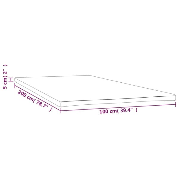 Madrasskydd 100x200x5 cm