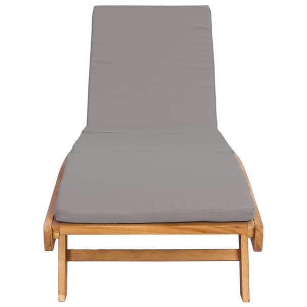 Solstol Brun och ljusgrå Polyester