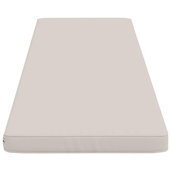 1-delad Bänk Kudde VUGHT 100% Polyester Vit 180 x 50 x 5 cm