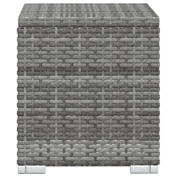 Solsängar och sidobord 3 delar konstrotting grå