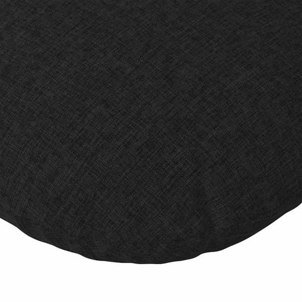 Sittkuddar 2 pcs Svart Ø40 x 13 cm tyg