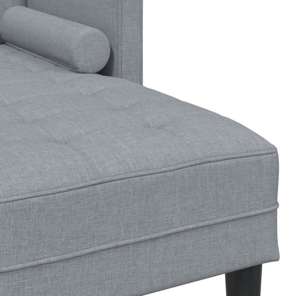 Soffset 2 st Ljusgrå Polyester