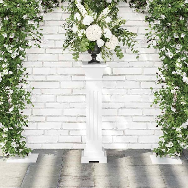 Klassisk blompelare MDF