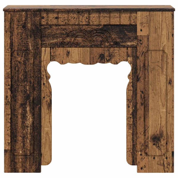Eldstadsram Gammalt trä 93 x 20 x 89 cm Konstruerat trä