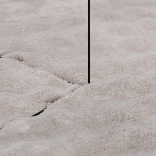 Områdesmattor Rektangulär SIROLO Sand 280 x 200 cm Polyester