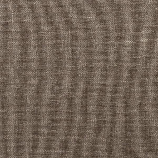 Fotpall Taupe 70x55x41 cm tyg