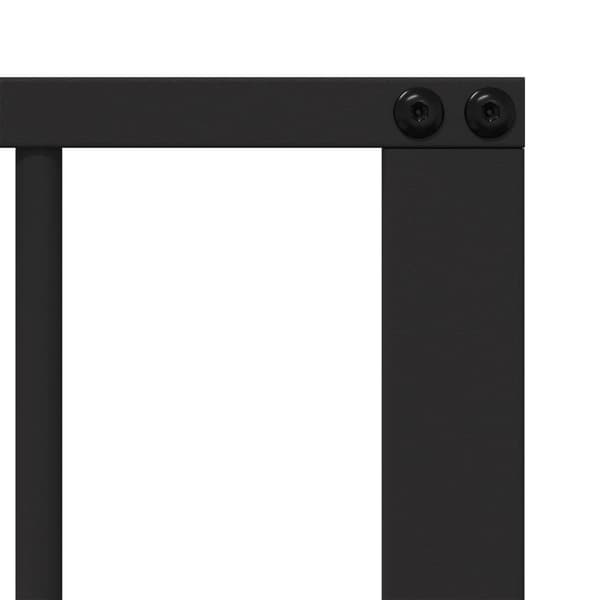 Hundgrind 2 pcs Svart 60 x 60 cm Galvaniserat Stål