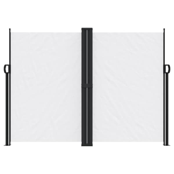 Infällbar sidomarkis vit 180x1200 cm