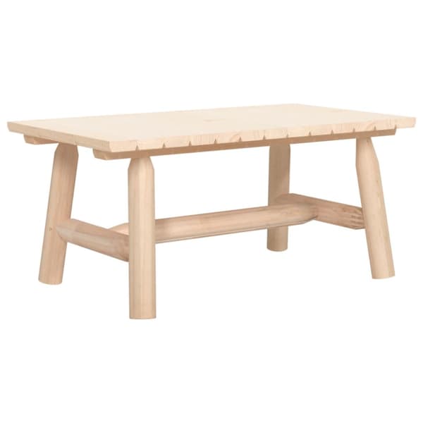Loungegrupp 3 delar massivt granträ