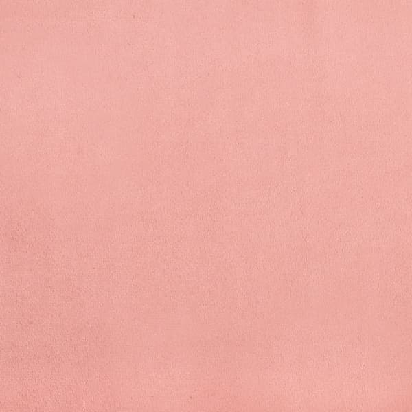 Sänggavel rosa 90x5x118/128 cm sammet