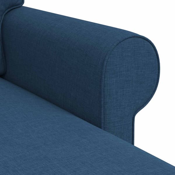 Soffa Blå 195 x 138 x 80 cm tyg