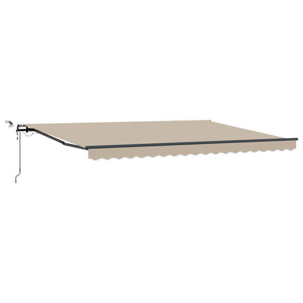 Markis tyg med Beige 450 × 300 cm Polyester