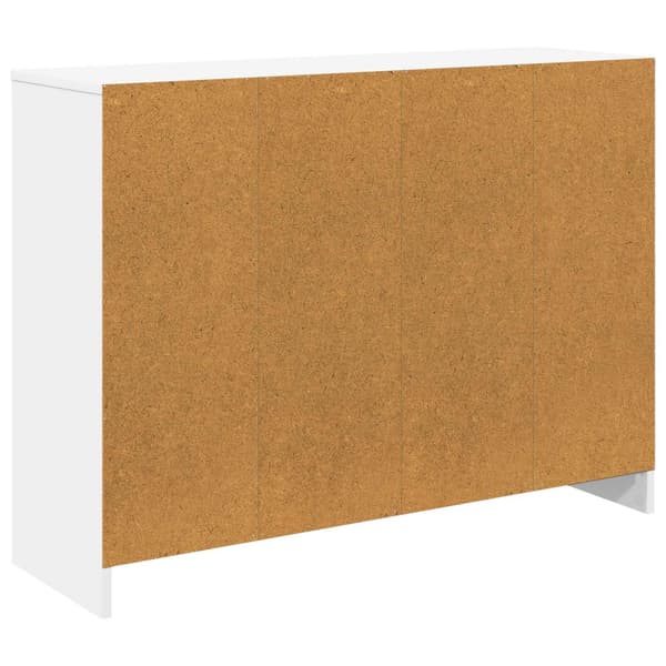 Sideboard med låda Vit 102 x 32 x 73,5 cm