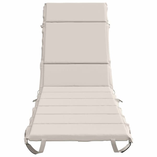 Solstol Kudde GEMERT 100% Polyester Vit 200 x 50 x 3 cm