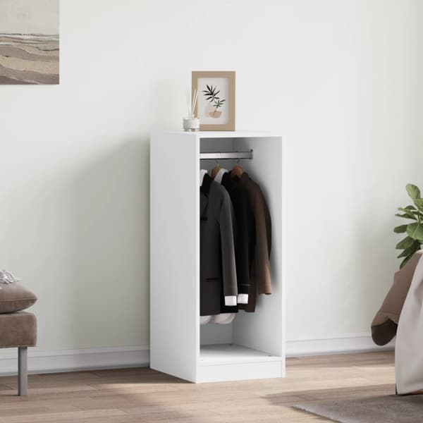Garderob vit 48x41x102 cm spånskiva