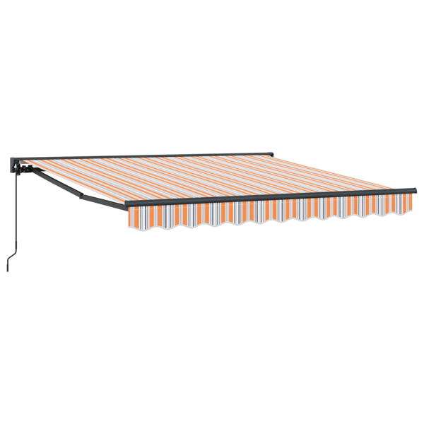 Markisram Blå och Orange 350 x 250 cm