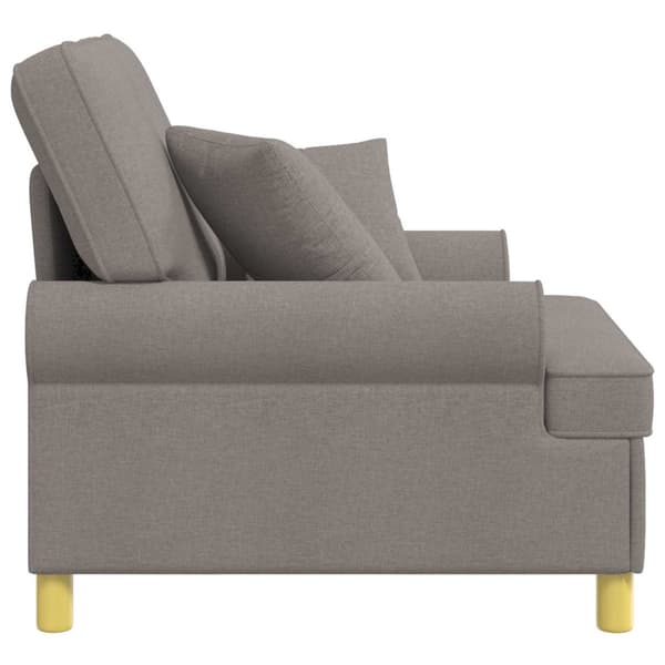 XL fåtölj med dynor Taupe Tyg