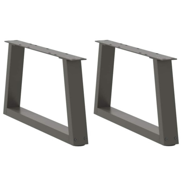 Soffbordsben V-formade 2 st antracit 60x(30-31,3) cm stål