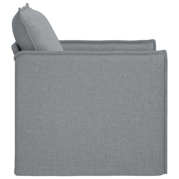 Soffa Ljusgrå 75 x 82 x 85 cm tyg