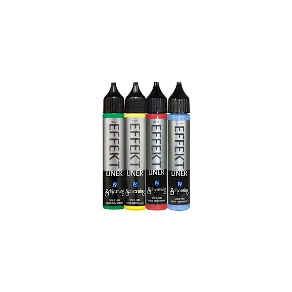 Effektliner basfärg 4x28 ml 4/fp