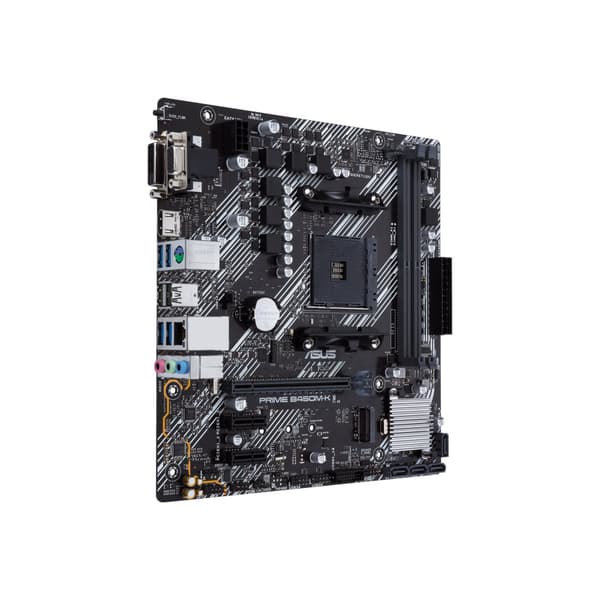 ASUS PRIME B450M-K II - moderkort - micro ATX - Socket AM4 - AMD B450