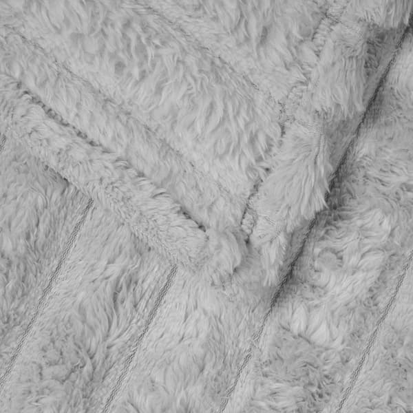 Filtar 6 pcs Grå 150 x 130 cm Fleece