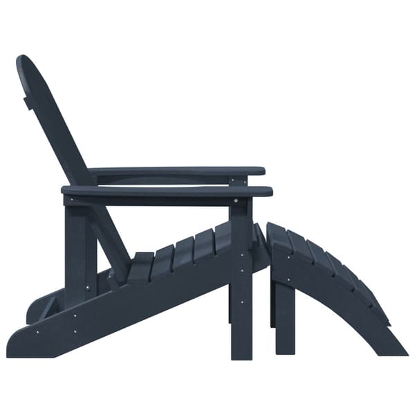 Adirondackstol Mörkblå 82 x 74 x 92 cm HDPE