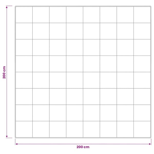 Täcke och kudde set 3 st 200x200 cm Sommar 200 GSM Ull Vit