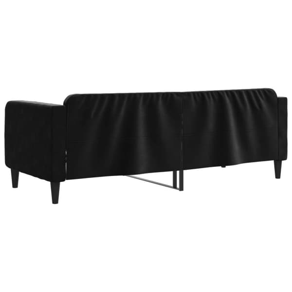 Dagbädd svart 80x200 cm sammet