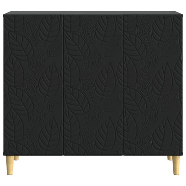 Sideboard Svart 89 x 34,5 x 80 cm Konstruerat trä