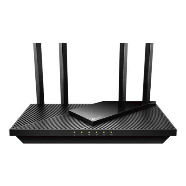 TP-Link Archer AX55 V1 - trådlös router - Wi-Fi 6 - skrivbordsmodell Svart