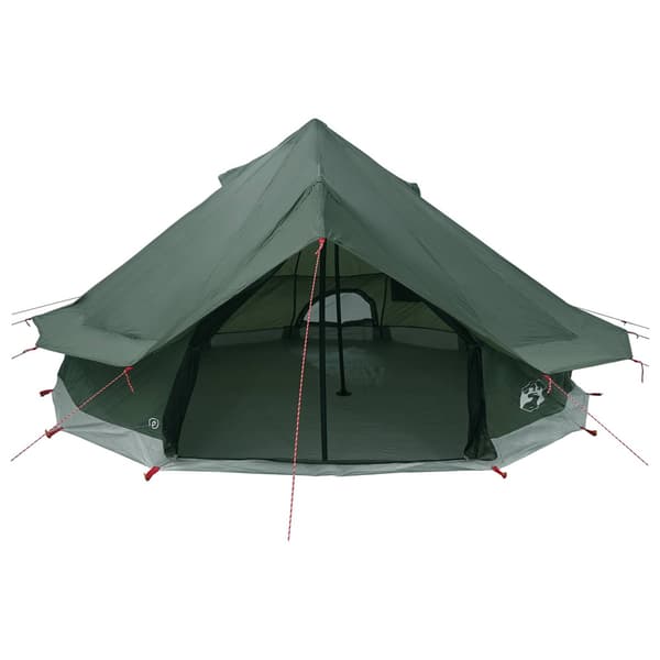 Tipi Tält Armégrön 700 x 700 x 395 cm Polyester och Stål