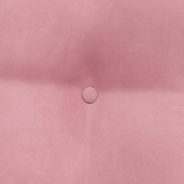 Ryggkudde Rosa 60 x 24 x 50 cm Sammet